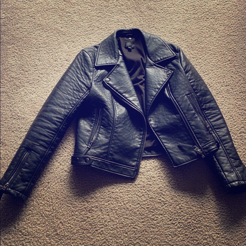 Top Shop Faux Leather jacket